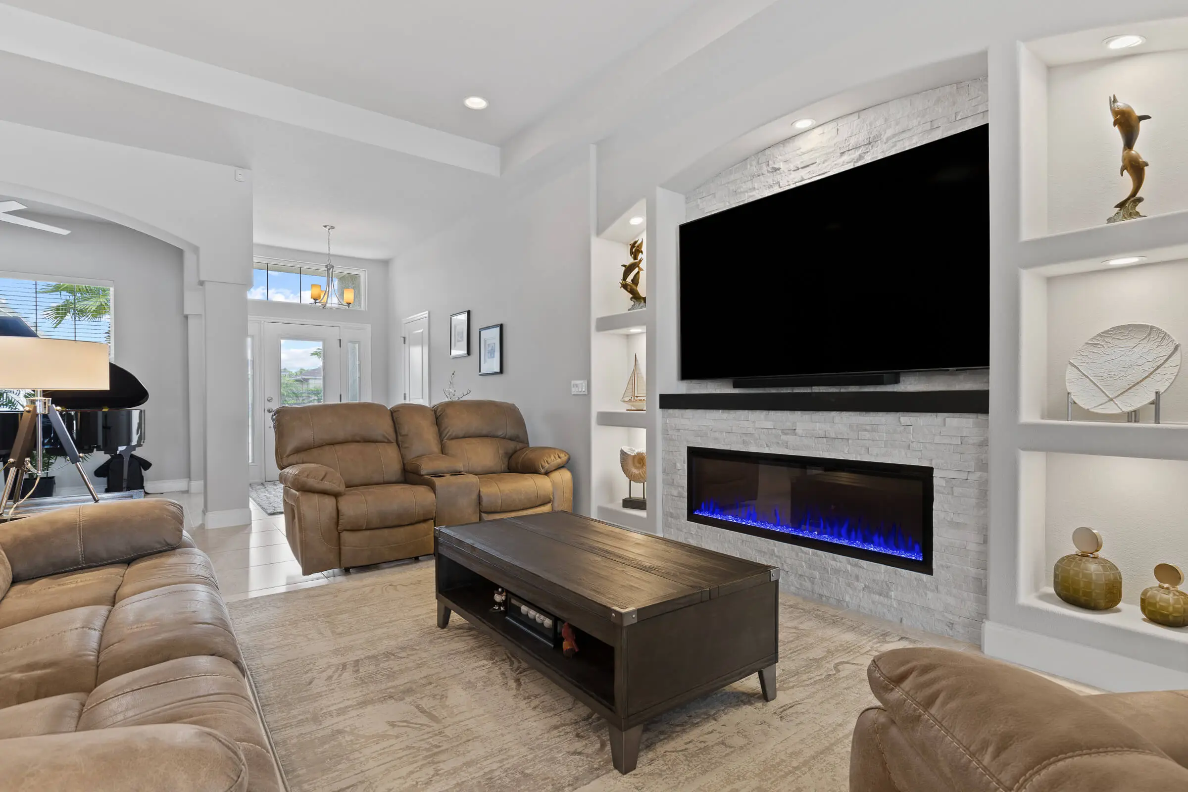 gorgeous living room real estate photography orlando, fl